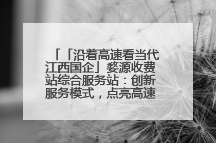 「沿着高速看当代江西国企」婺源收费站综合服务站：创新服务模式，点亮高速出行新体验