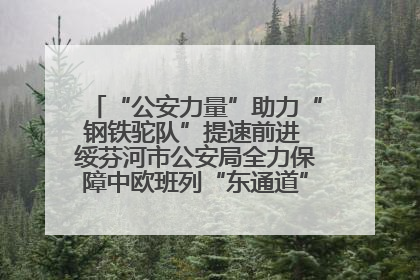 “公安力量”助力“钢铁驼队”提速前进 绥芬河市公安局全力保障中欧班列“东通道”绥芬河隧道贯通