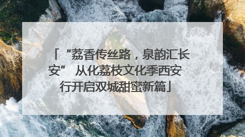 “荔香传丝路，泉韵汇长安” 从化荔枝文化季西安行开启双城甜蜜新篇