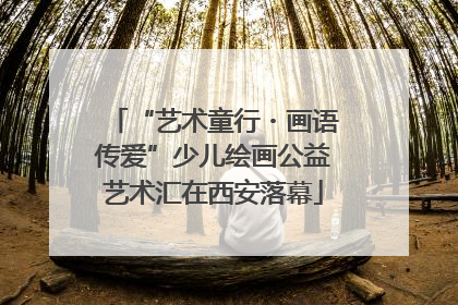 “艺术童行・画语传爱”少儿绘画公益艺术汇在西安落幕