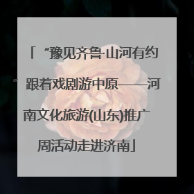 “豫见齐鲁·山河有约”跟着戏剧游中原——河南文化旅游(山东)推广周活动走进济南