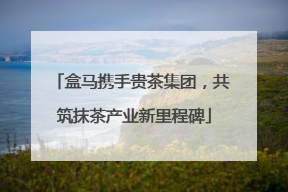 盒马携手贵茶集团，共筑抹茶产业新里程碑