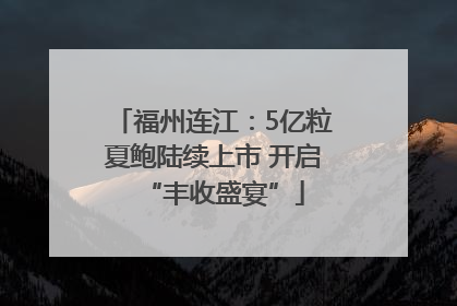 福州连江：5亿粒夏鲍陆续上市 开启“丰收盛宴”