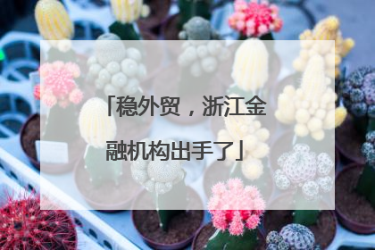 稳外贸，浙江金融机构出手了