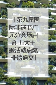 第九届国际非遗节广元分会场启幕 五大主题活动点燃非遗盛宴
