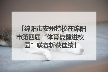 绵阳市安州特校在绵阳市第四届“体育复健进校园”联赛斩获佳绩