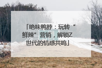 绝味鸭脖：玩转“鲜辣”营销，解锁Z世代的情感共鸣