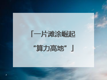 一片滩涂崛起“算力高地”