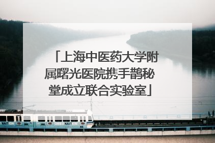 上海中医药大学附属曙光医院携手鹊秘堂成立联合实验室