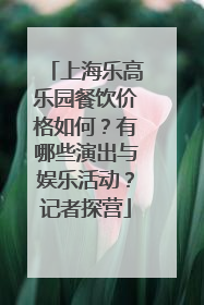 上海乐高乐园餐饮价格如何？有哪些演出与娱乐活动？记者探营