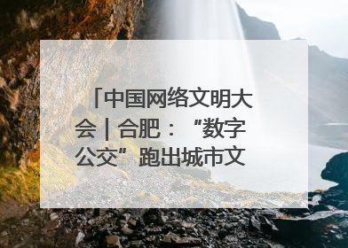 中国网络文明大会｜合肥：“数字公交”跑出城市文明新速度
