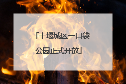十堰城区一口袋公园正式开放
