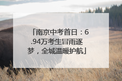 南京中考首日：6.94万考生冒雨逐梦，全城温暖护航