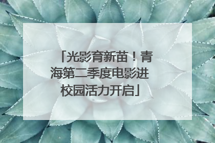 光影育新苗！青海第二季度电影进校园活力开启