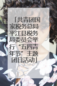 共青团国家税务总局平江县税务局委员会举行“五四青年节”主题团日活动