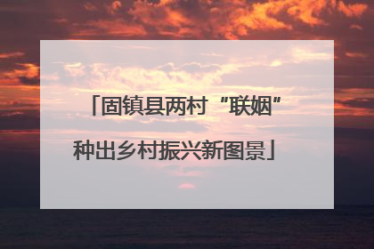 固镇县两村“联姻”种出乡村振兴新图景