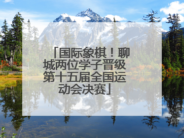 国际象棋！聊城两位学子晋级第十五届全国运动会决赛