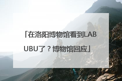 在洛阳博物馆看到LABUBU了？博物馆回应