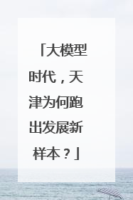 大模型时代，天津为何跑出发展新样本？