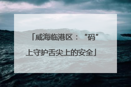 威海临港区：“码”上守护舌尖上的安全