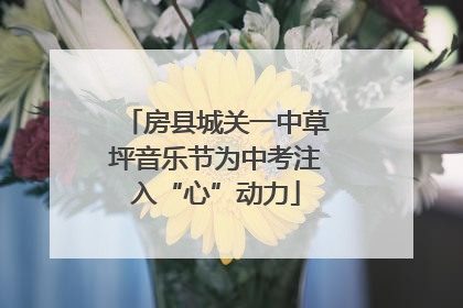 房县城关一中草坪音乐节为中考注入“心”动力