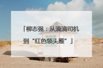 柳志强：从滴滴司机到“红色领头雁”