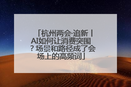 杭州两会·追新丨AI如何让消费突围？场景和路径成了会场上的高频词