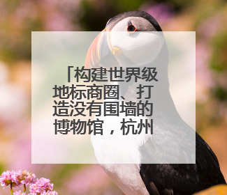构建世界级地标商圈、打造没有围墙的博物馆，杭州拱墅区今年要干这些事