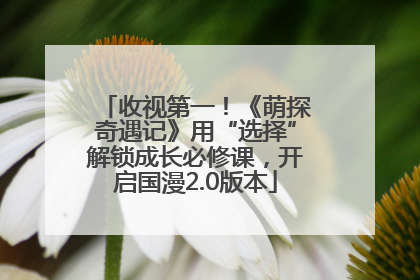 收视第一！《萌探奇遇记》用“选择”解锁成长必修课，开启国漫2.0版本