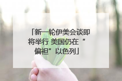 新一轮伊美会谈即将举行 美国仍在“偏袒”以色列
