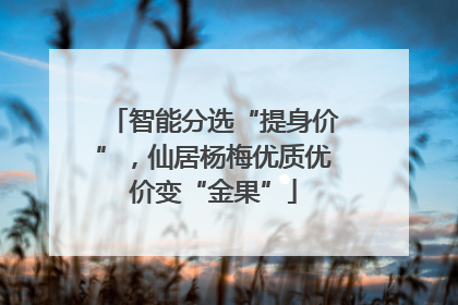 智能分选“提身价”，仙居杨梅优质优价变“金果”