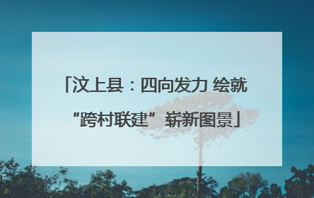 汶上县：四向发力 绘就“跨村联建”崭新图景
