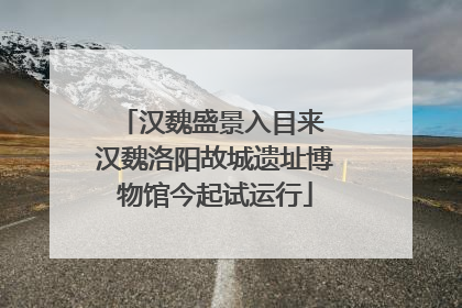 汉魏盛景入目来 汉魏洛阳故城遗址博物馆今起试运行