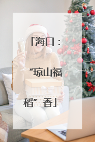 海口：“琼山福稻”香