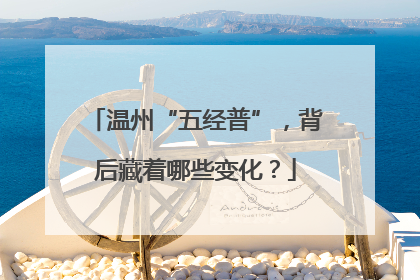 温州“五经普”，背后藏着哪些变化？