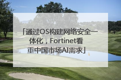 通过OS构建网络安全一体化，Fortinet看重中国市场AI需求
