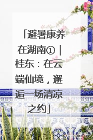 避暑康养在湖南①｜桂东：在云端仙境，邂逅一场清凉之约