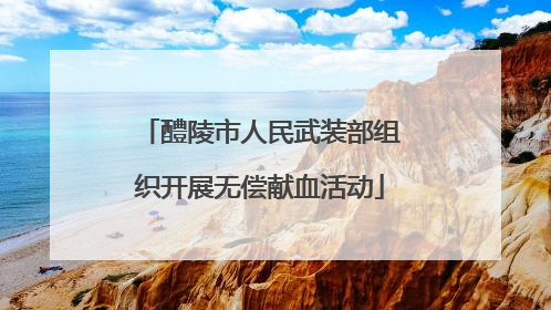 醴陵市人民武装部组织开展无偿献血活动