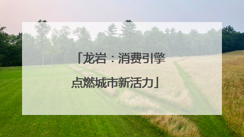 龙岩：消费引擎点燃城市新活力