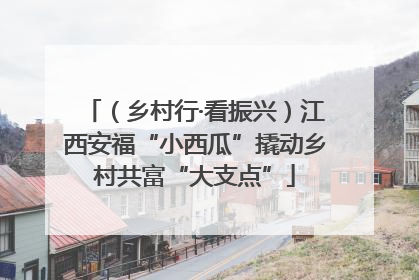 （乡村行·看振兴）江西安福“小西瓜”撬动乡村共富“大支点”