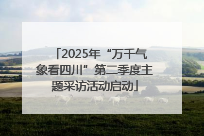 2025年“万千气象看四川”第二季度主题采访活动启动